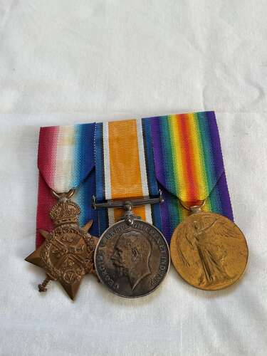 1914 Star Trio Royal Marine Brigade