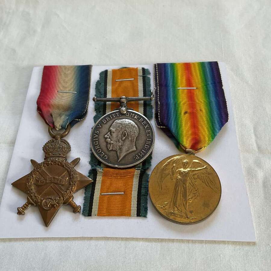 1914-16 Star trio Hampshire Regiment
