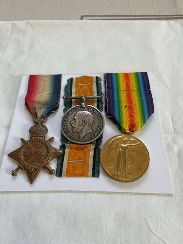 1914-16 Star trio Hampshire Regiment
