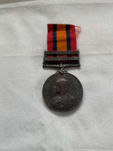2 Bar Queens South Africa Medal East Surrey Regiment