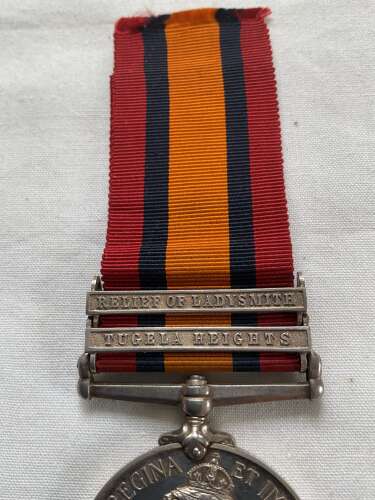 Queens South Africa Casualty Medal Scottish Rifles