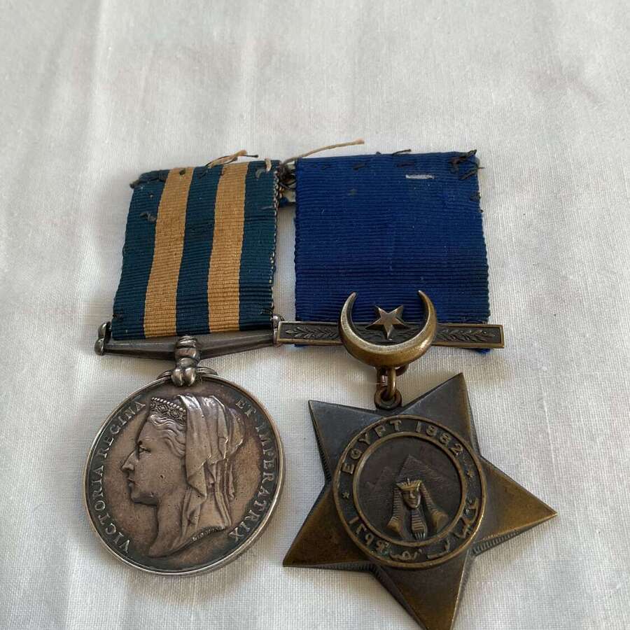 No Bar Egypt & Khedives Star Manchester Regiment