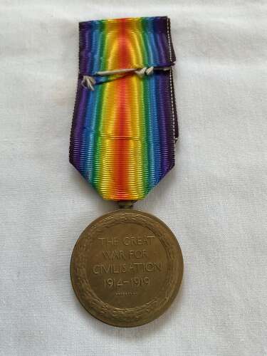 Victory Medal  37442 A.C. Sgt A.E. Boardman Welsh Regiment