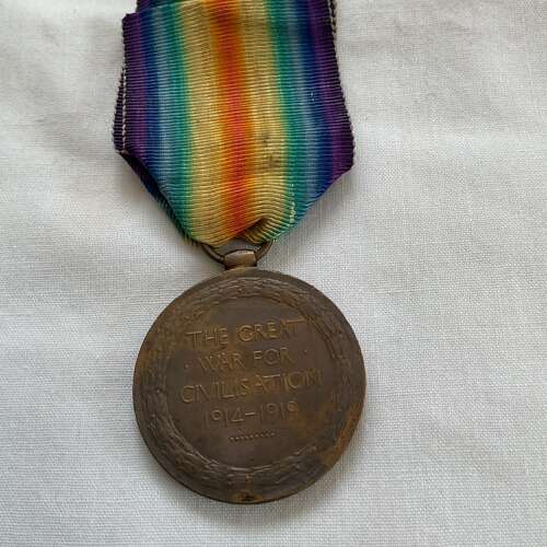 Victory Medal  148186 Gunner J. H. Dixon Royal Artillery