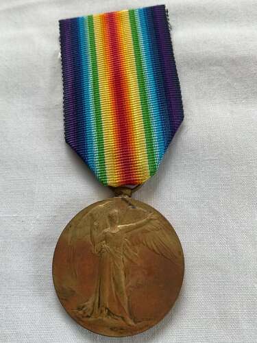 Victory Medal  133548 Gunner A.W. Wales Royal Artillery