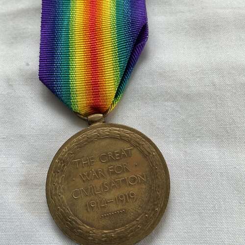 Victory Medal  10411 Private. J. Whittles Liverpool Regiment