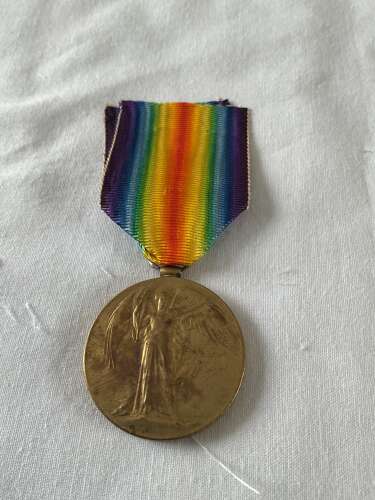 Victory Medal  205638 Private A.D. Booth West Riding Regiment