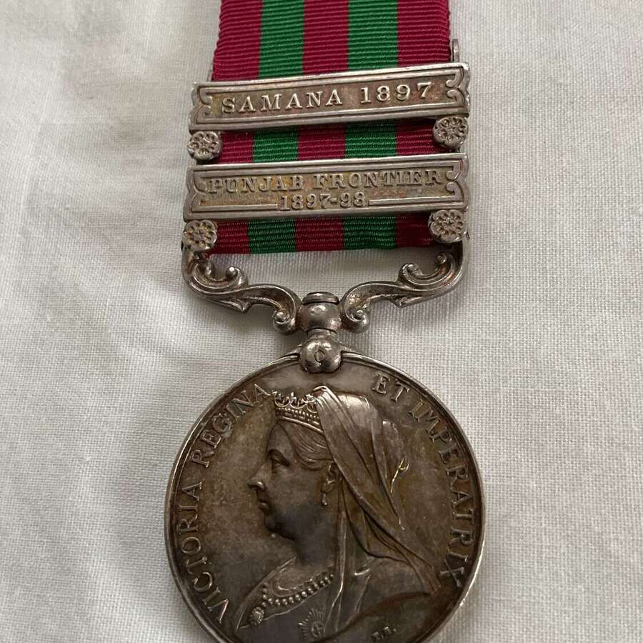 2 Bar India Medal 4602 Private. J. Walsh 2nd Royal Irish Regiment