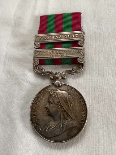 2 Bar India Medal 4602 Private. J. Walsh 2nd Royal Irish Regiment