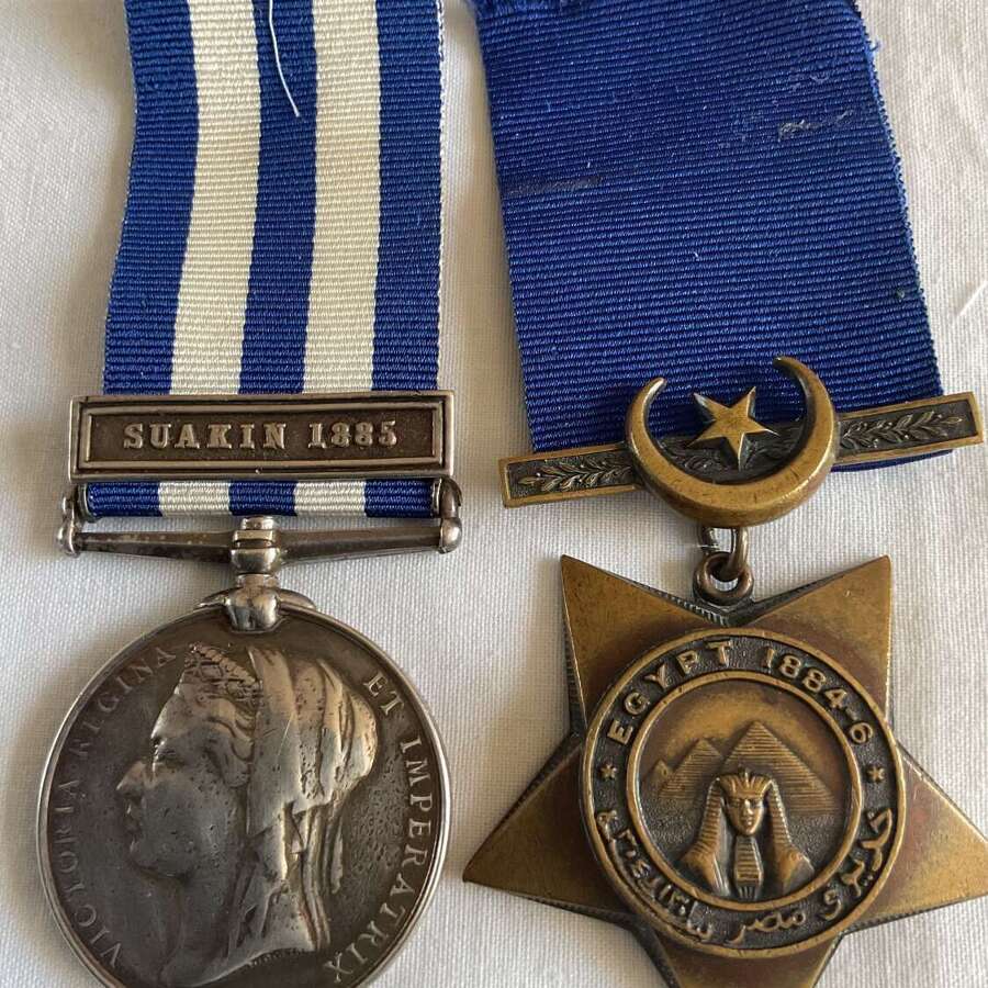 Egypt pair Private W. Jermy, Ordnance Store Corps