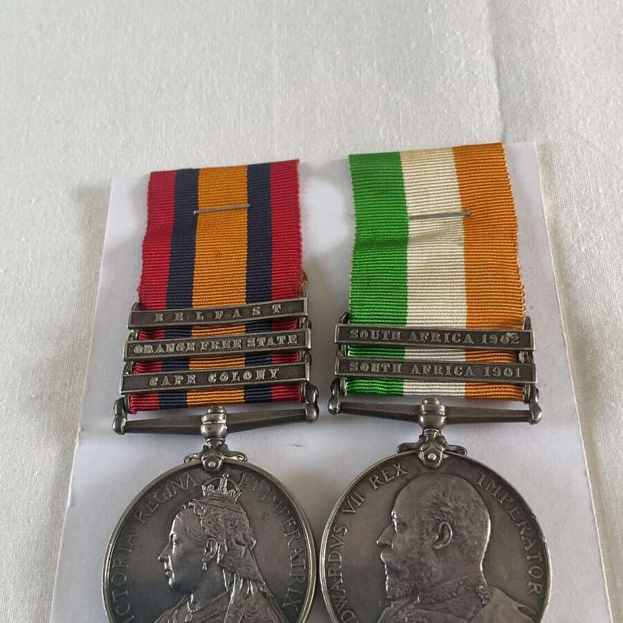 Queen & Kings South Africa pair 7th Dragoon Guards