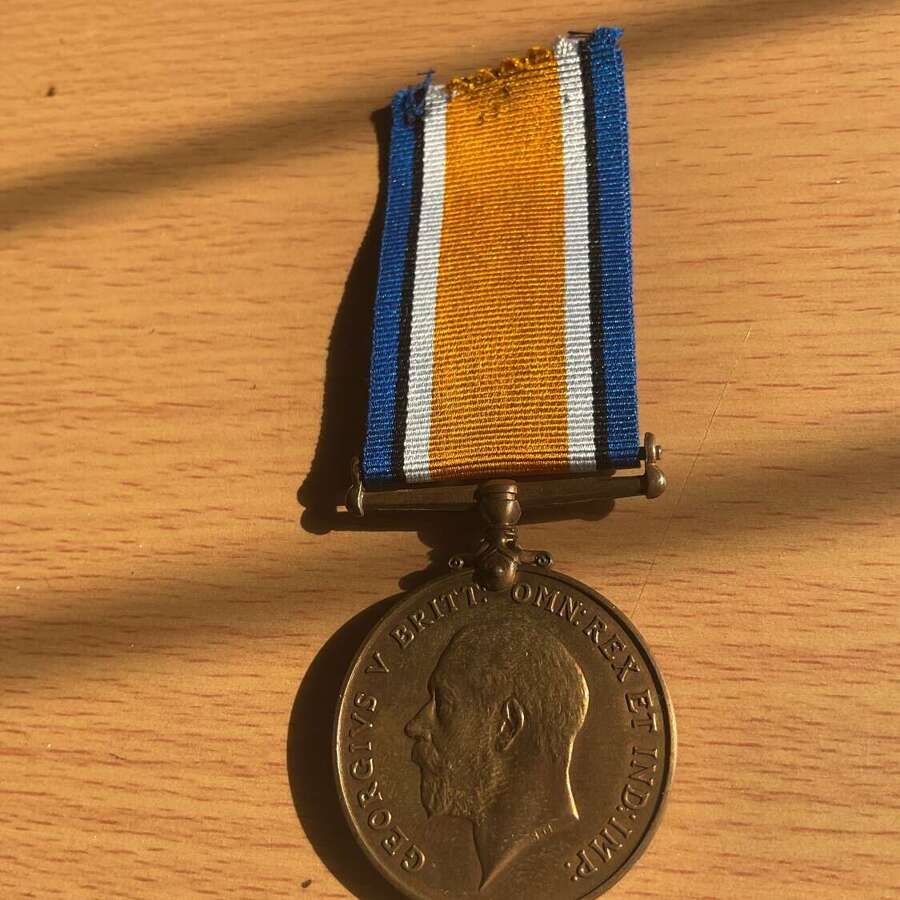 Bronze British War Medal South Africa Native Labour Corp