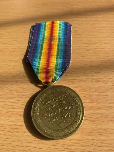 Victory Medal Yorkshire Lighy Infatry