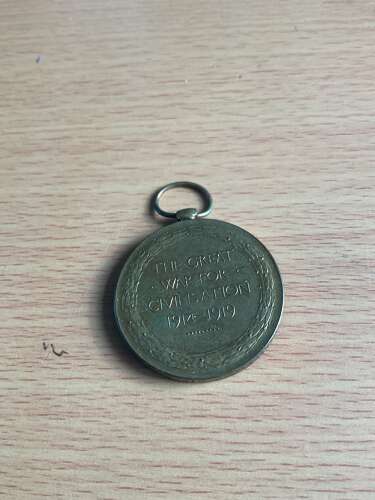 Victory Medal West Yorkshire Regiment